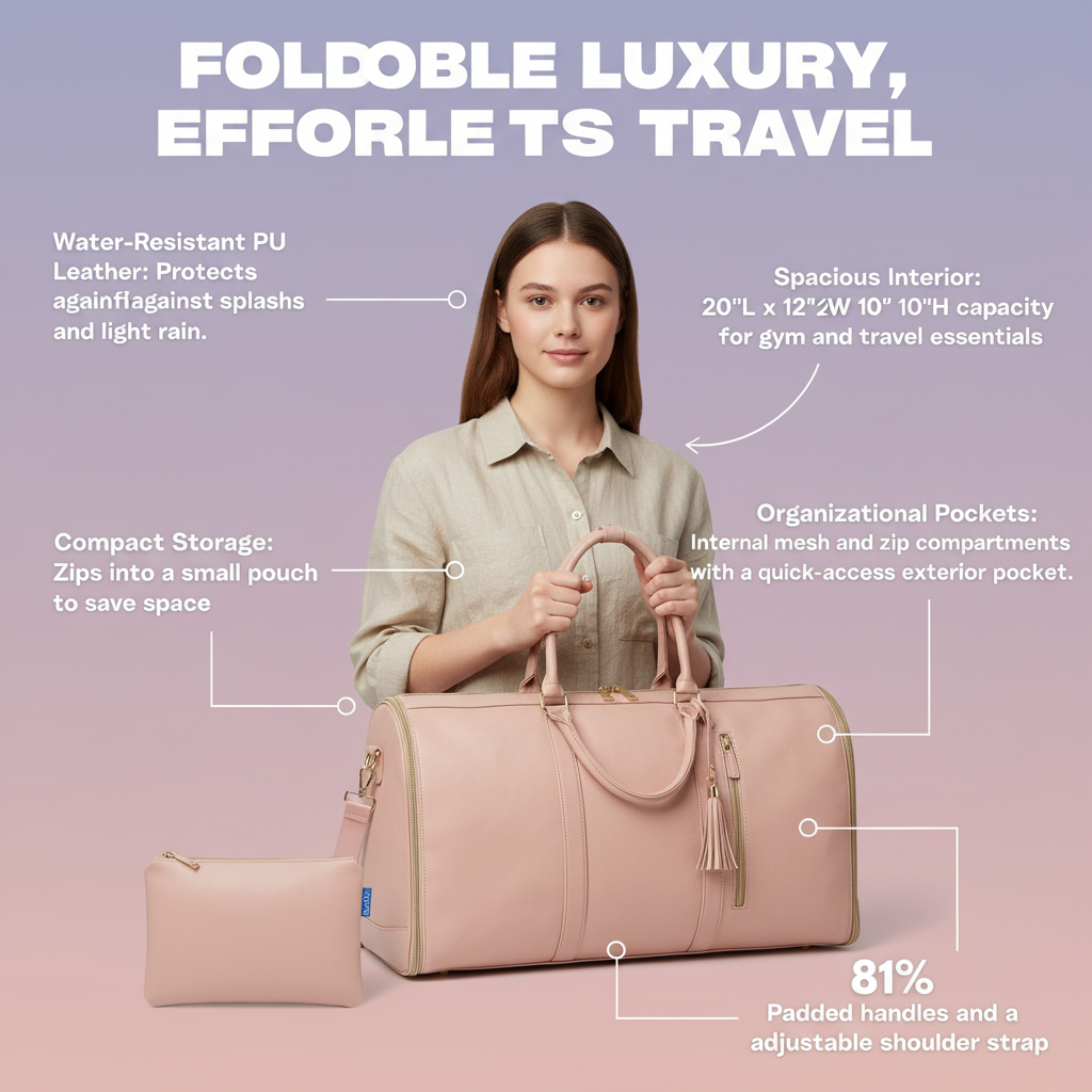 Carry it Foldable Foldable Duffle Bag..